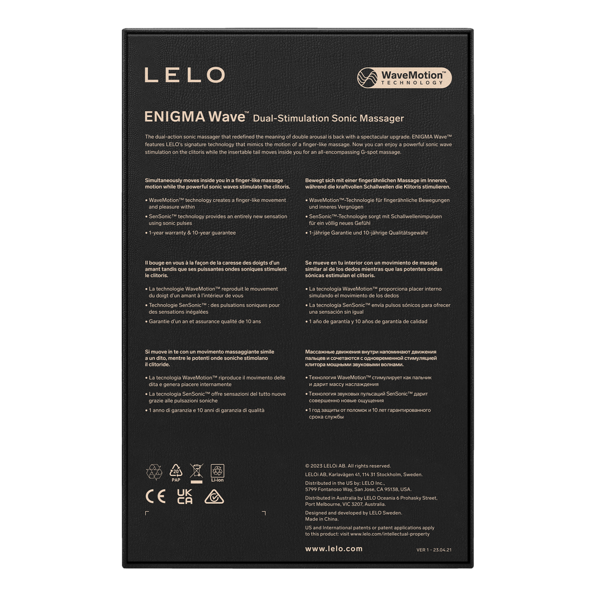 LELO - ENIGMA Wave