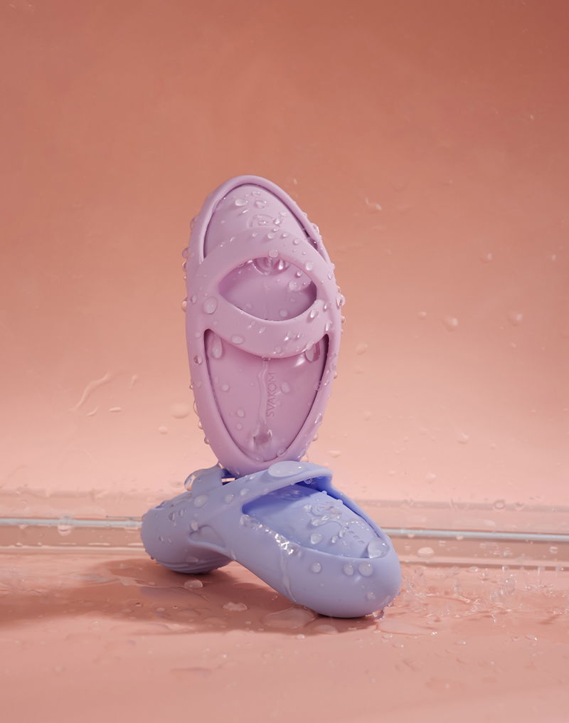 SVAKOM - Echo 2 - Flexibele Vinger Vibrator, App Besturing - Roze Lila