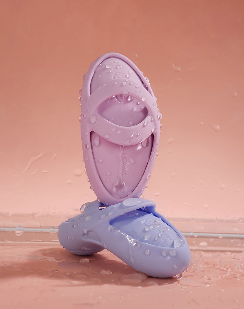 SVAKOM - Echo 2 - Flexibele Vinger Vibrator, App Besturing - Sky Blue