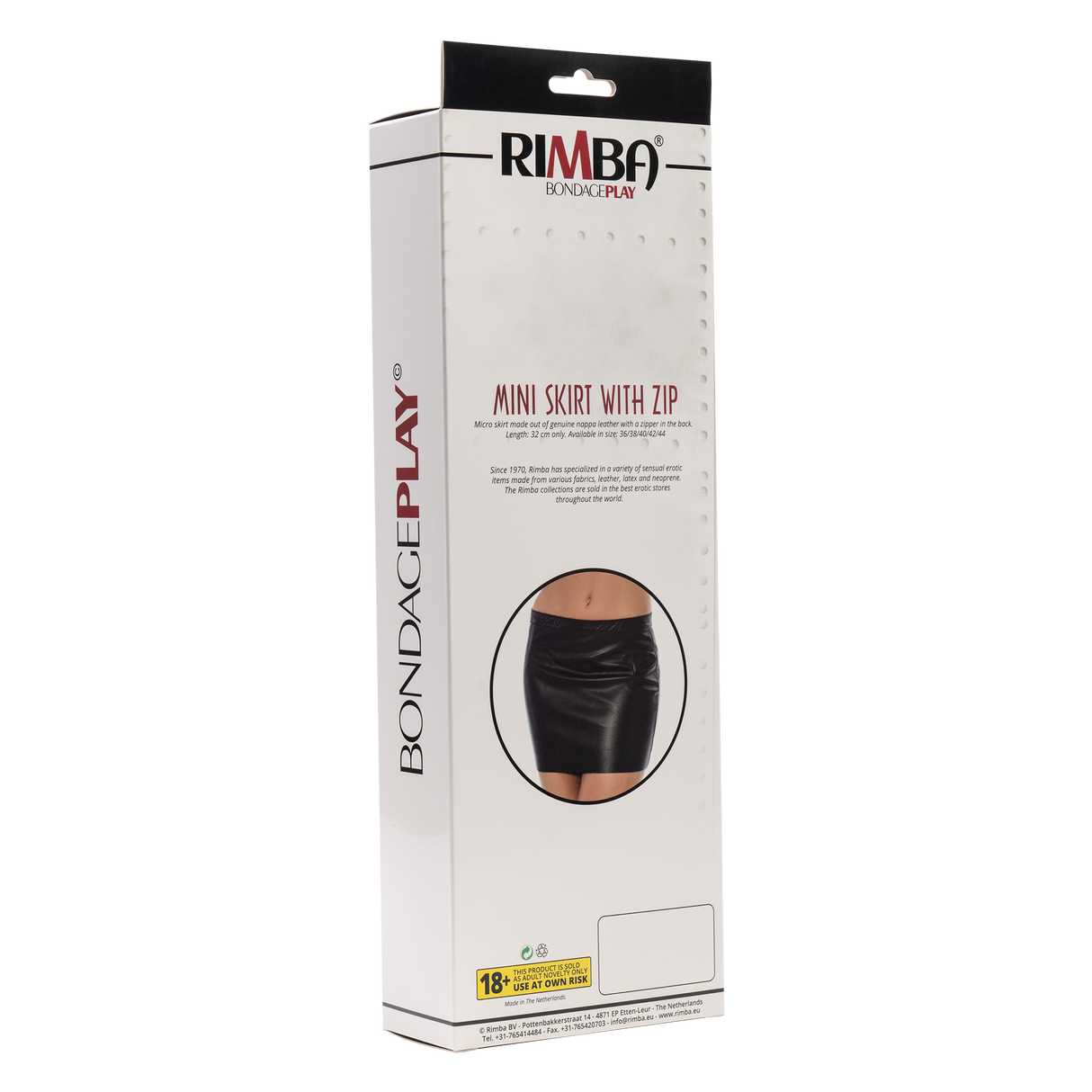 Rimba - Super Mini-rokje met ritssluiting