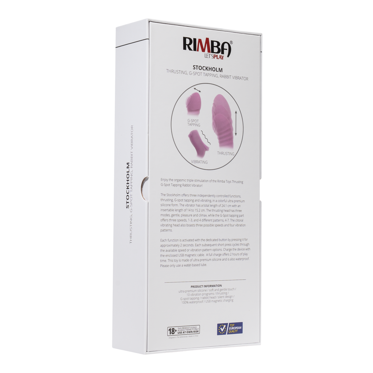 Rimba Toys - Stockholm Vibrator - Paars