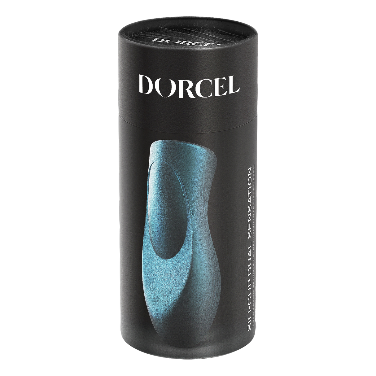 Dorcel - Sili-Cup - Dual Sensation Masturbator - Blauw Metallic