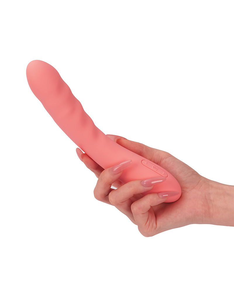 SVAKOM - Ava Neo - Thrusting Vibrator - Peach Pink