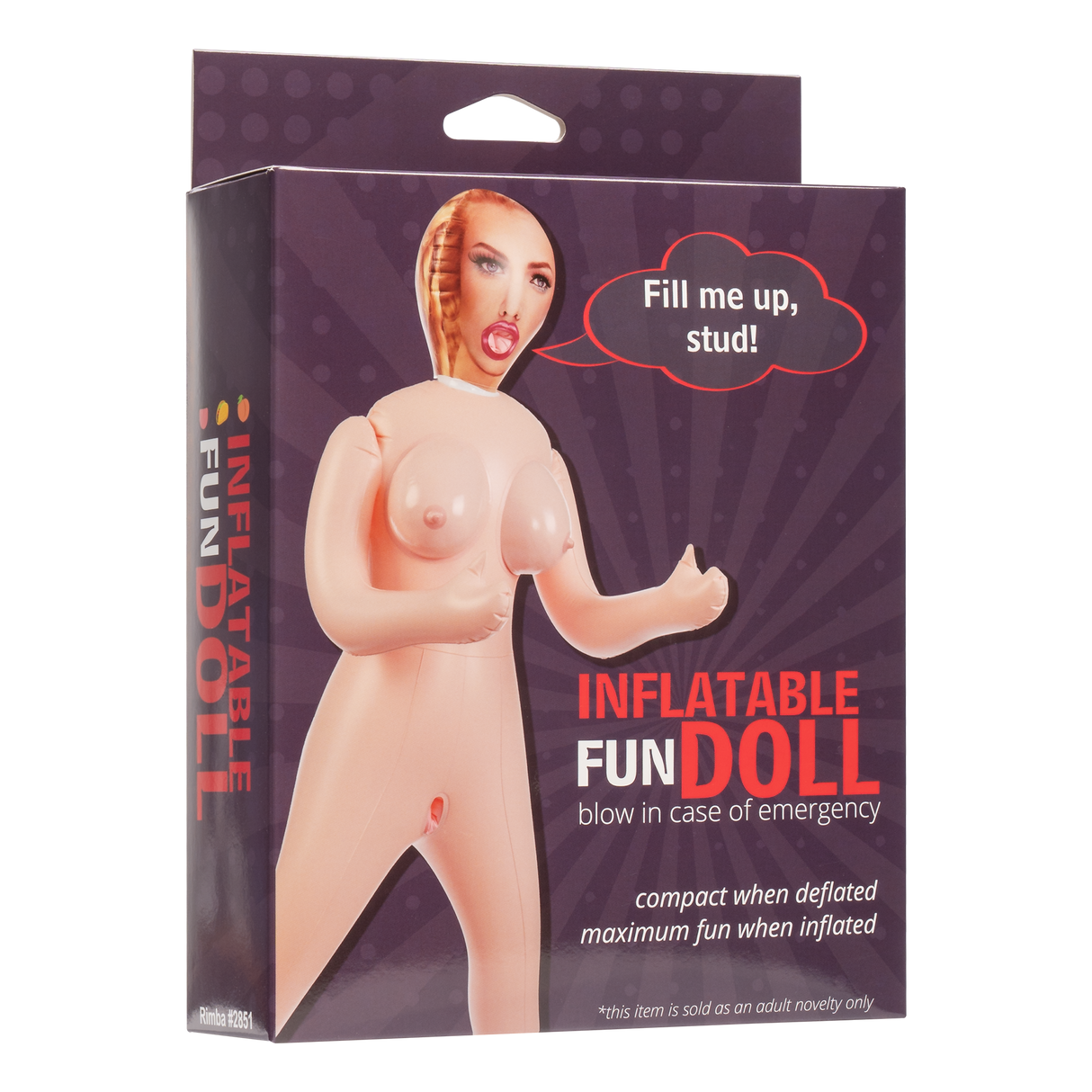 Inflatable Fun Doll - Fill Me Up, Stud! - Nude