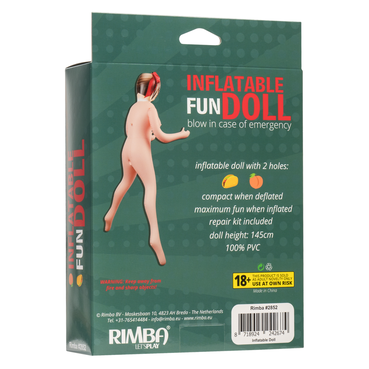 Inflatable Fun Doll - You Are Sooo Big! - Nude