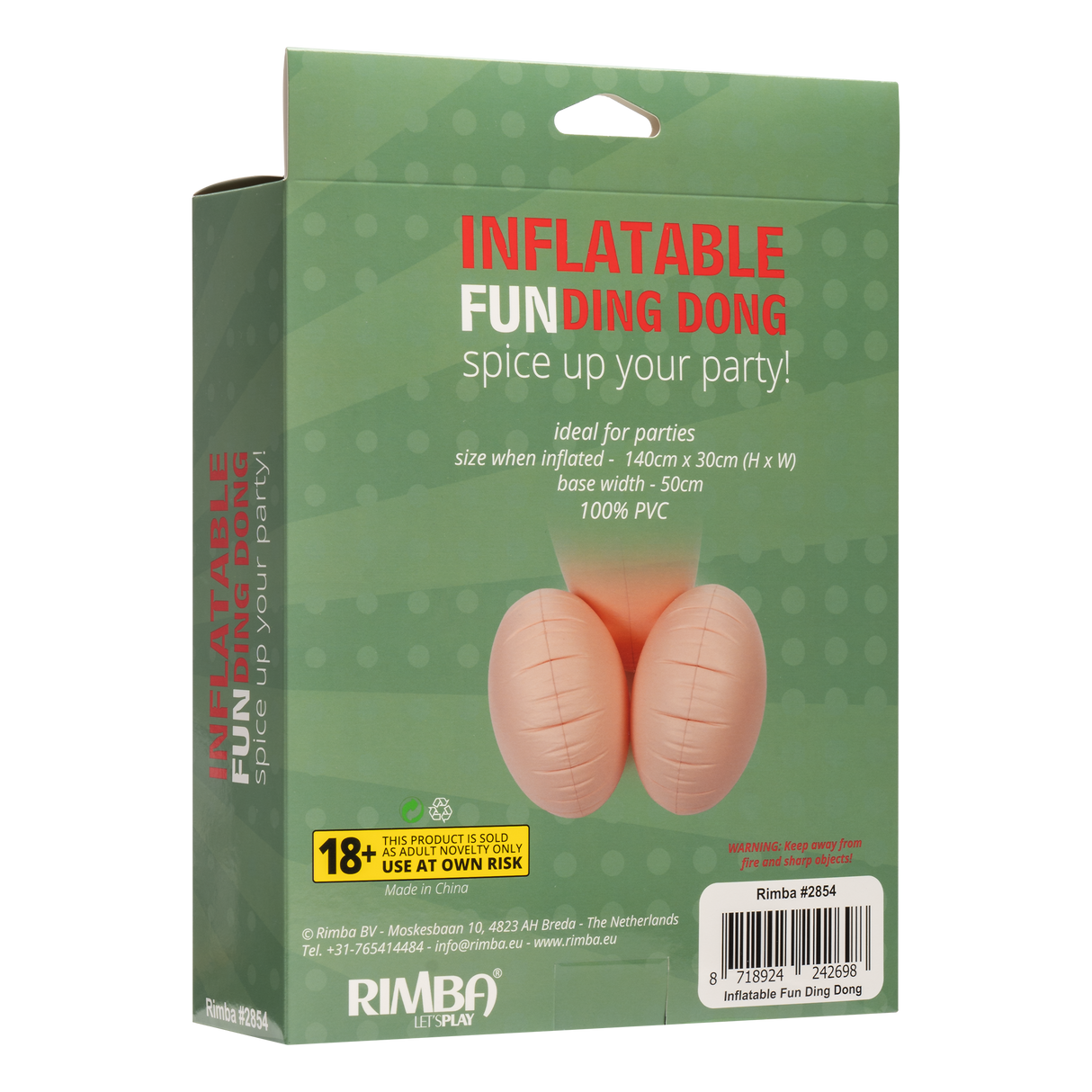 Inflatable Fun Ding Dong - Spice Up Your Party! - Nude
