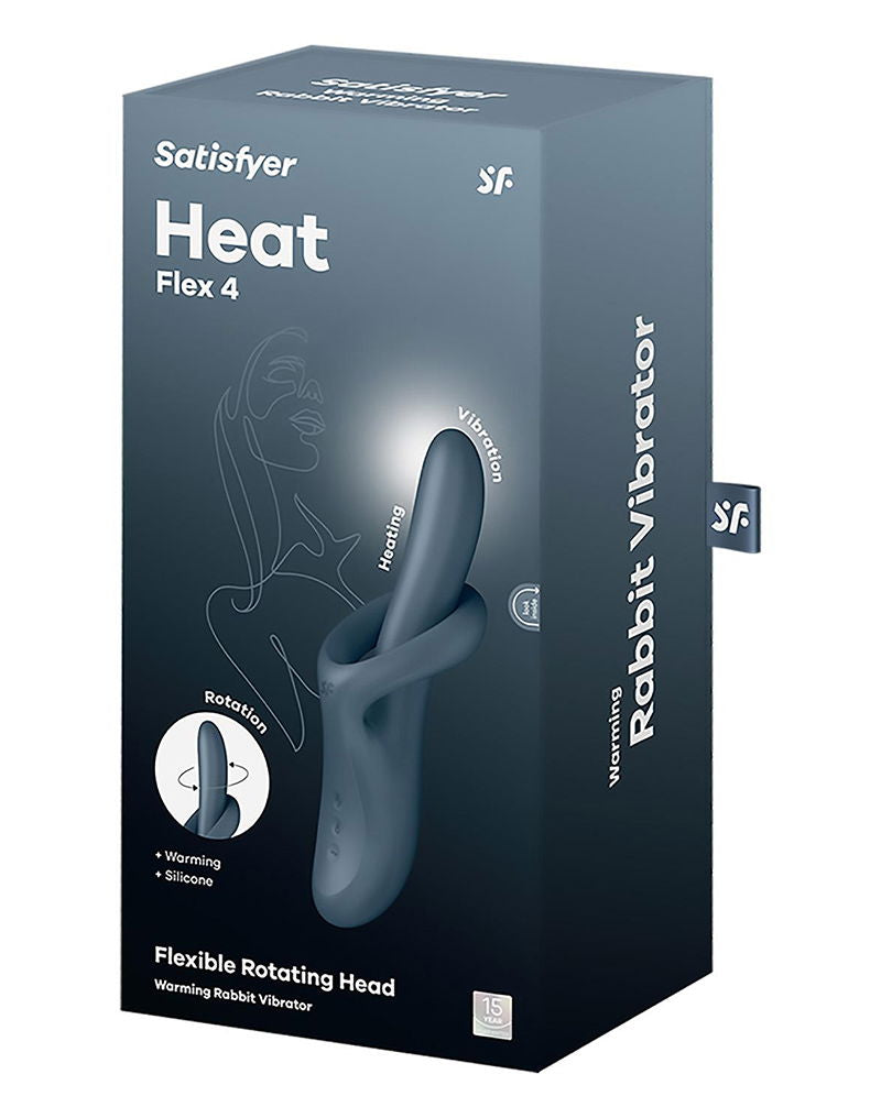 Satisfyer - Heat Flex 4 - Verwarmende Rabbit Vibrator