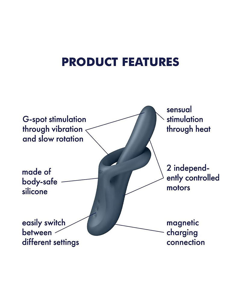 Satisfyer - Heat Flex 4 - Verwarmende Rabbit Vibrator