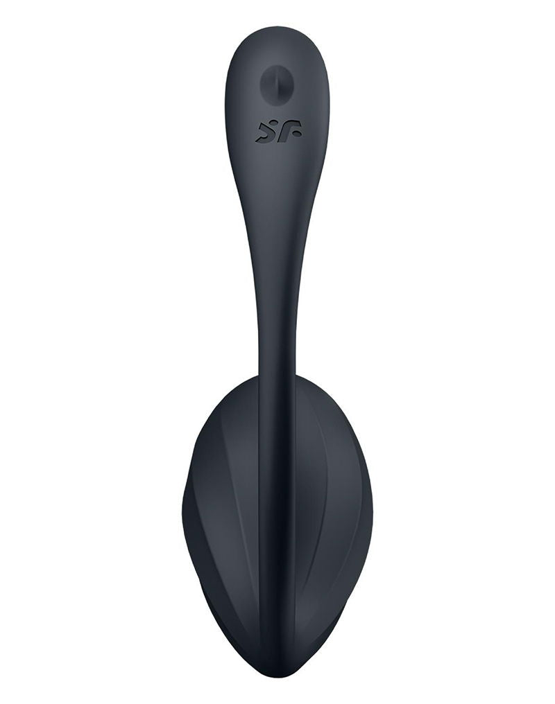 Satisfyer - Ribbed Petal - Draagbare Vibrator (met app-bediening) - Zwart