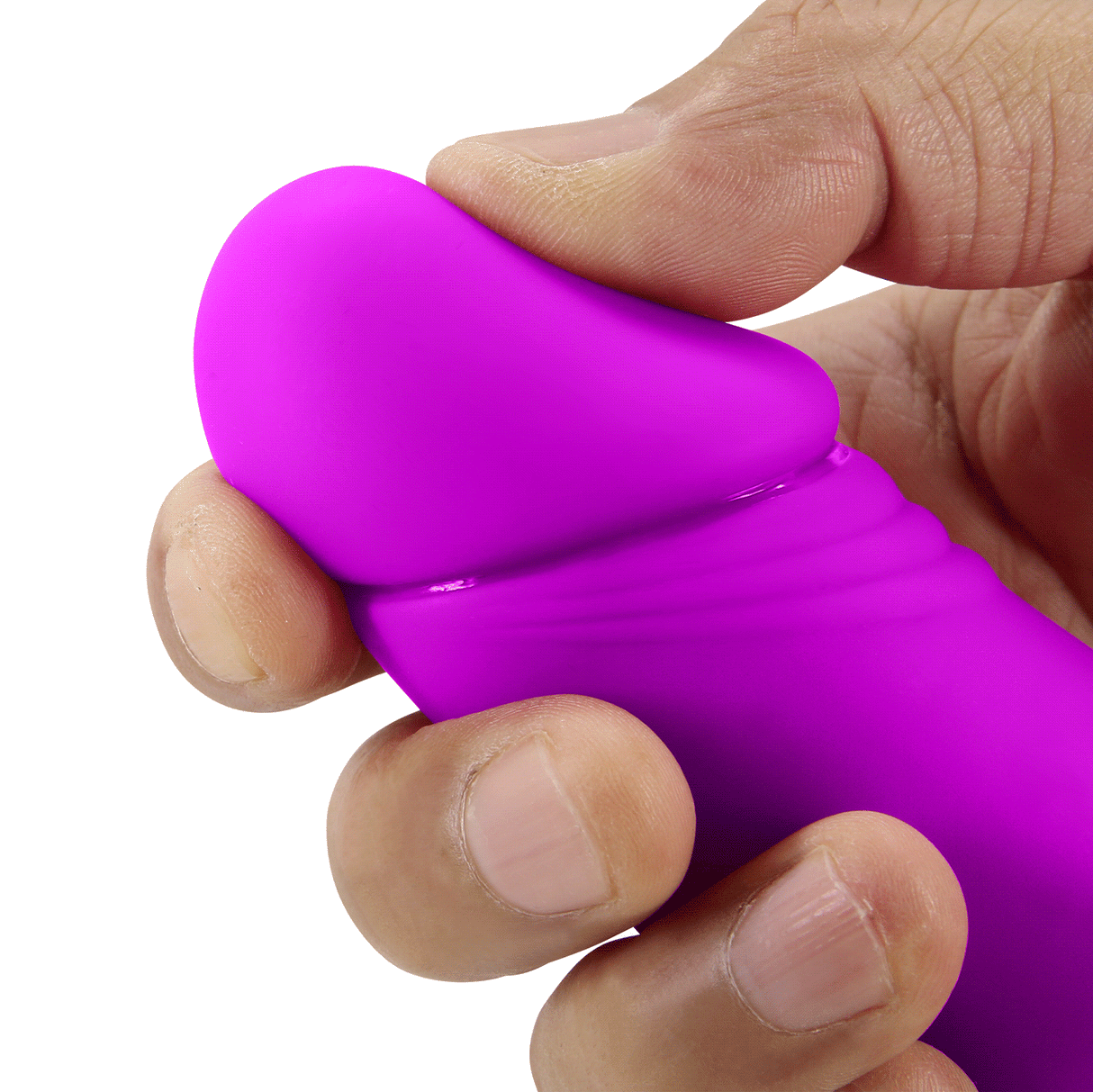 Pretty Love - Zanini - Vibrerende Strapless Strap-On - Paars