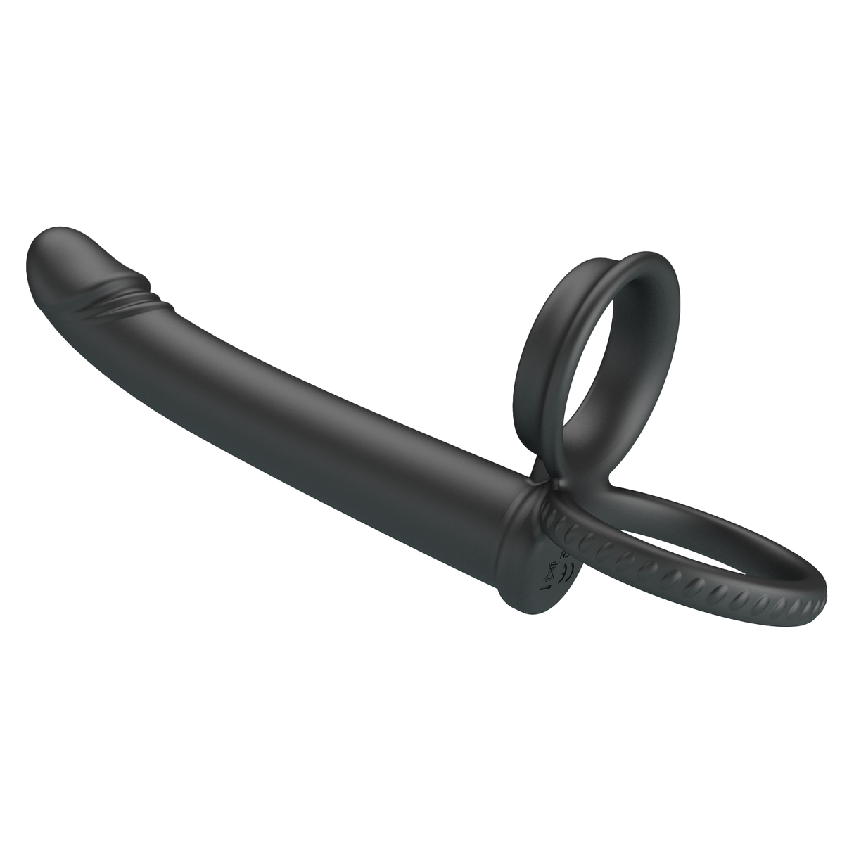 Pretty Love - Moses - Cock en Ball Ring Dildo - Zwart
