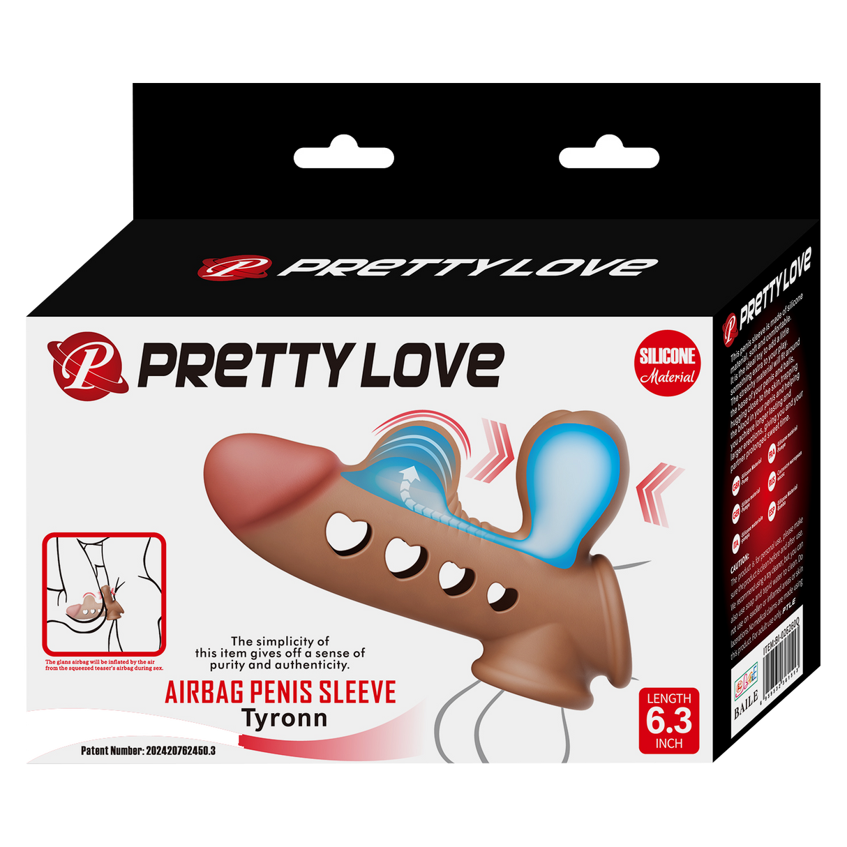 Pretty Love - Tyronn - Airbag Penis Sleeve - Nude