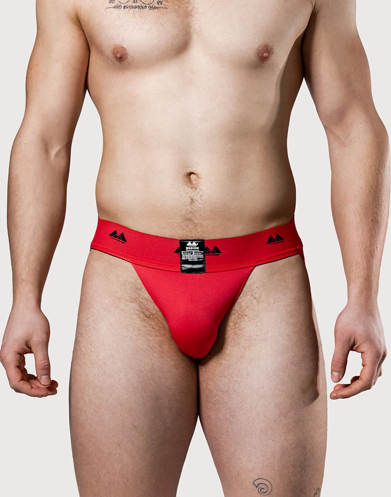 MM - Reversible Jockstrap - Zwart en Rood