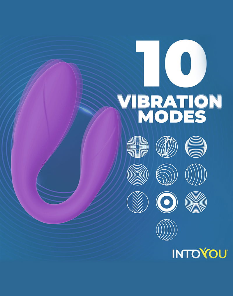 IY - Couple Toy Vibrator met app - Lila