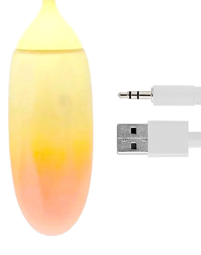 IY - Vibrerend Ei met App. - Geel/Oranje