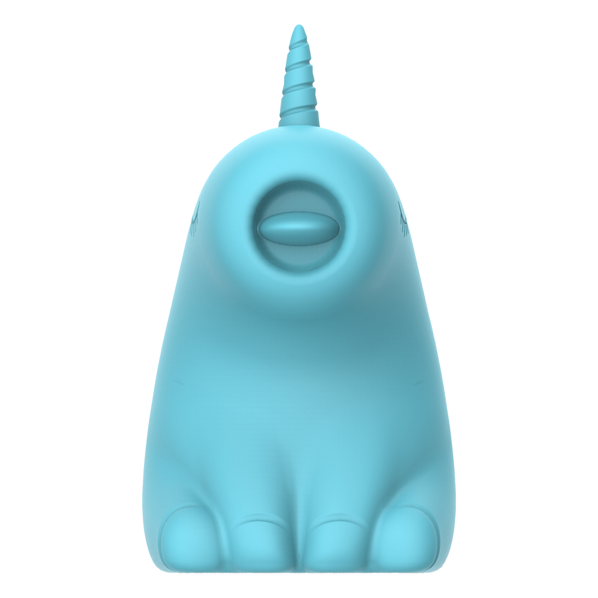 ER - Snowflake Unicorn - Massager met Likkende Tong - Blauw