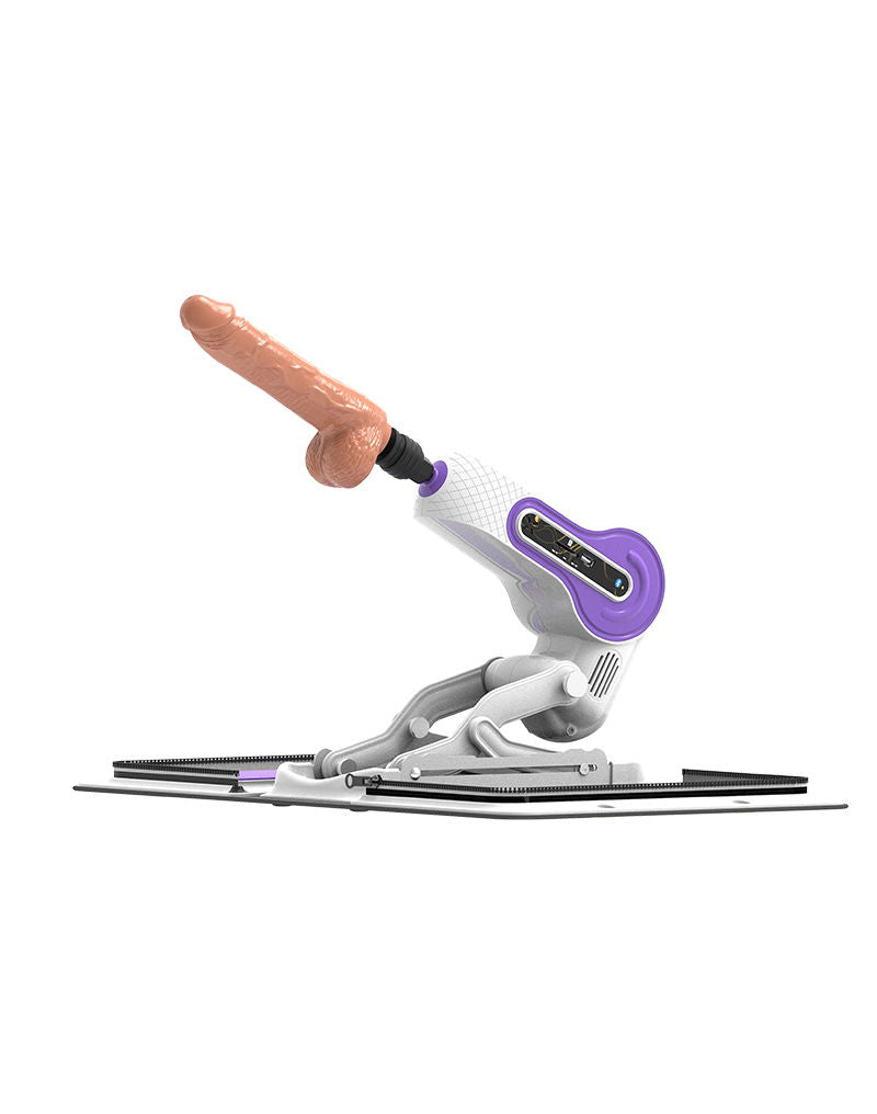 ZSEX - Fuck Machine - Witte Tas - Paarse Machine