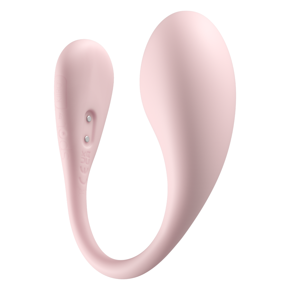 KIIROO- Spot - Draagbare Interactieve Ei-vibrator - Kiss Me Pink