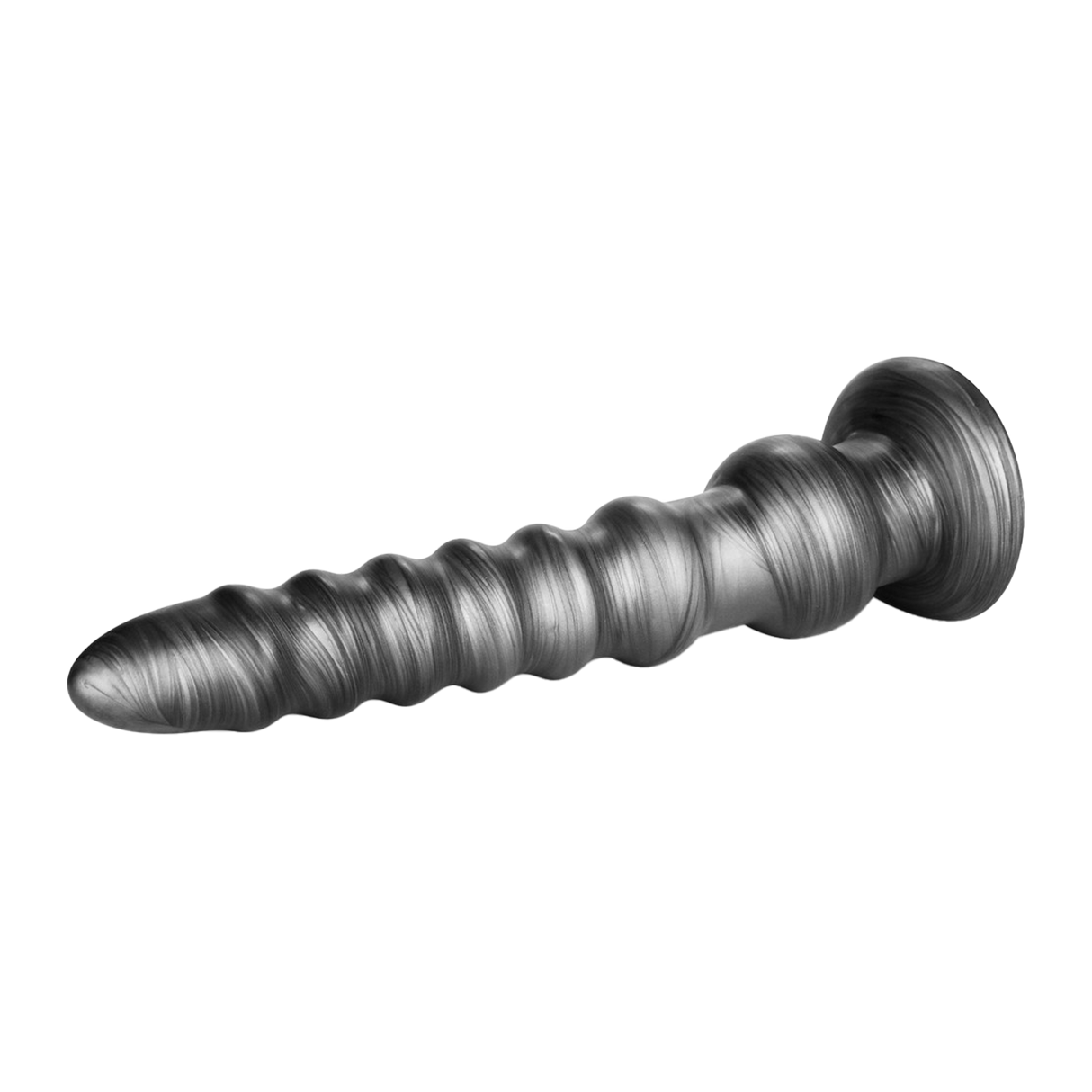 LoveToy - Kingsize Vibrerende Vibrax Slider 32 cm - Zilver