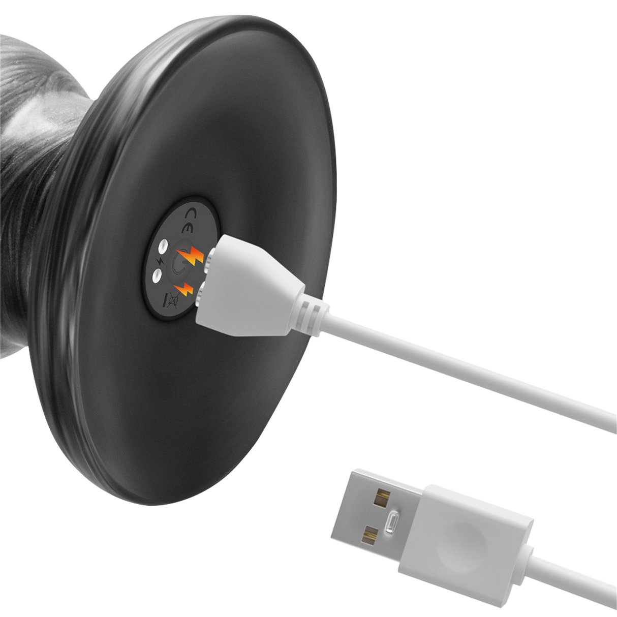 LoveToy - Kingsize Vibrerende Vibrax Slider 32 cm - Zilver