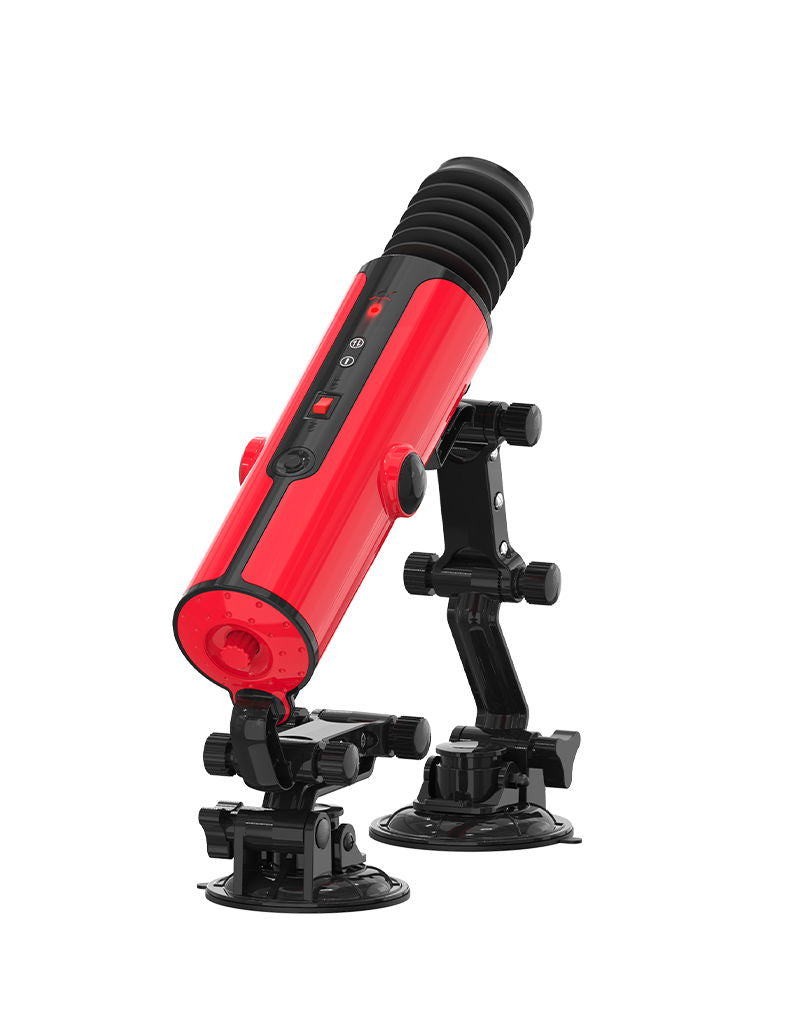 ZSEX - Dubbele Zuignap Fuckmachine - Rood