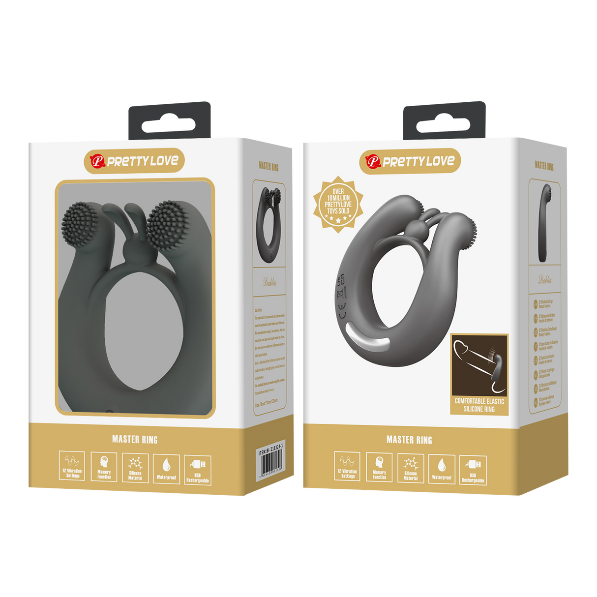 Pretty Love - Dahlia - Master Ring - Grijs