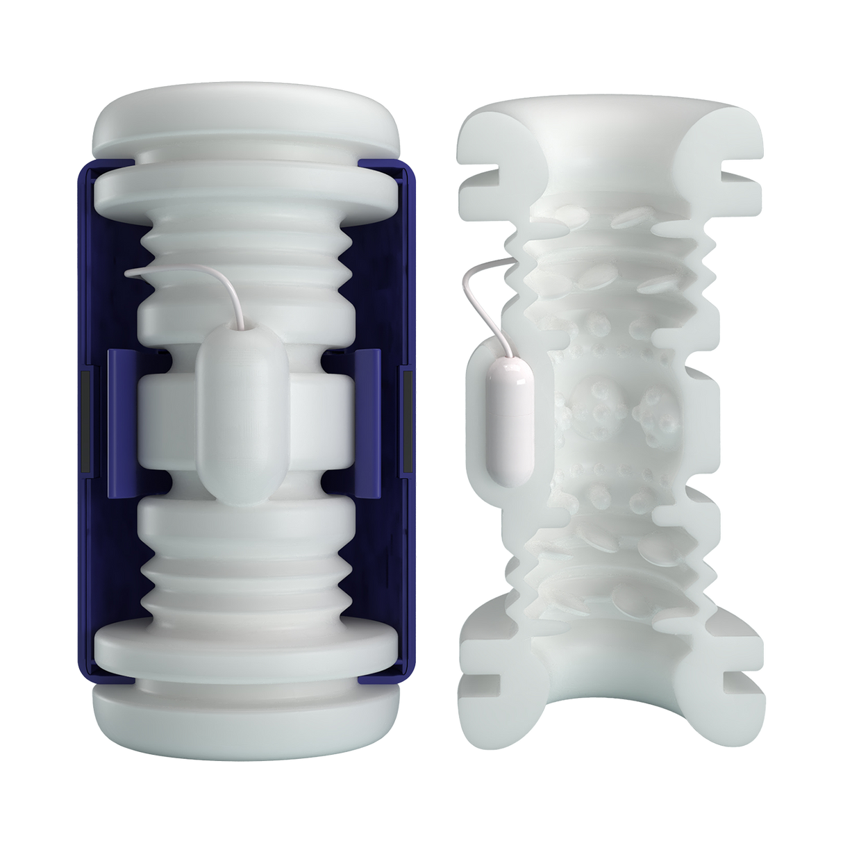 Pretty Love - DJ Lady - Squeezing Perfect Stroker - Blauw/Wit