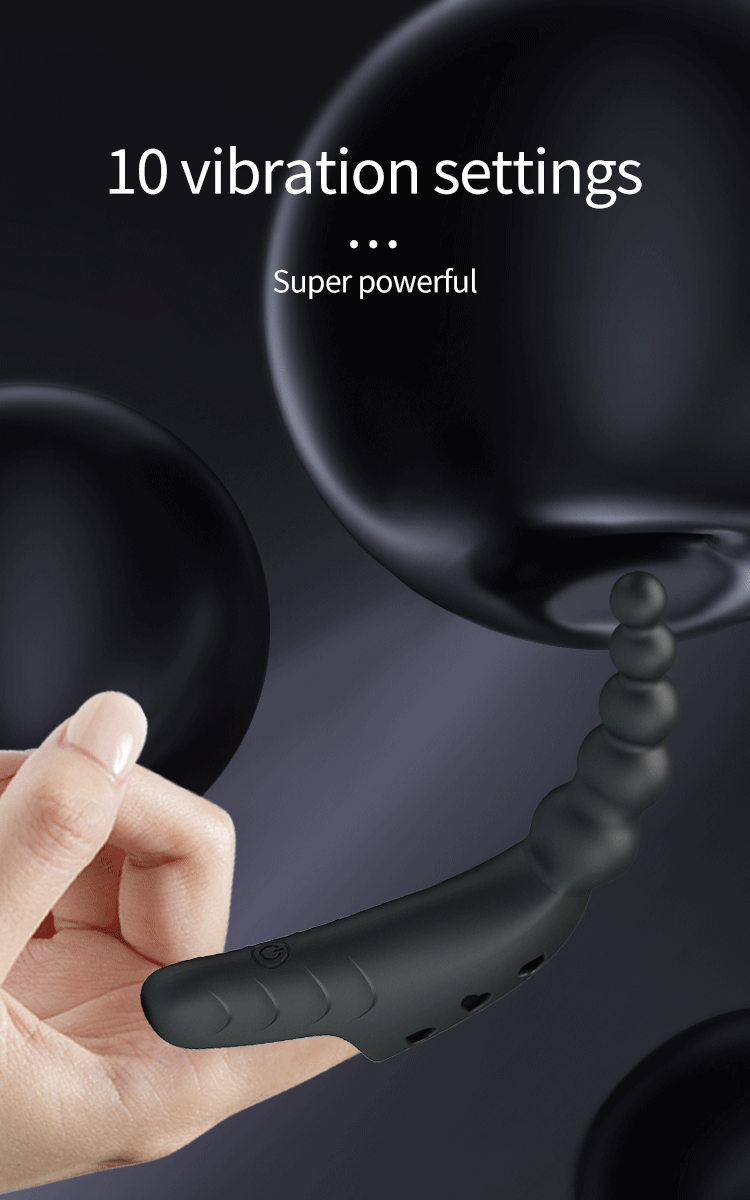 Pretty Love - Jordin - Krachtige Vingervibrator - Zwart