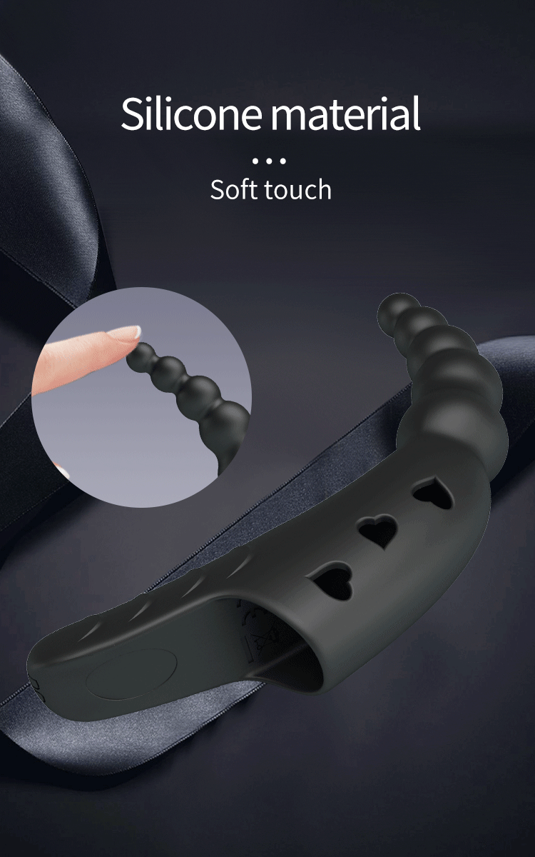 Pretty Love - Jordin - Krachtige Vingervibrator - Zwart