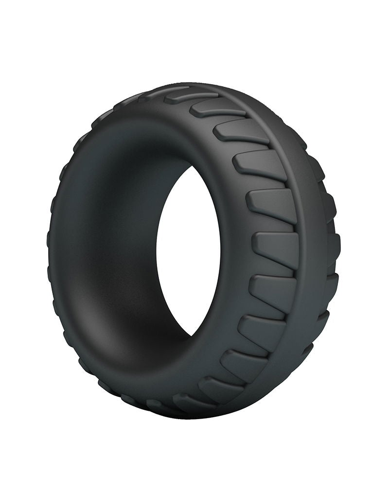 Crazy Bull - Dilson - Super Soft Siliconen Ring - Model 3 - Zwart