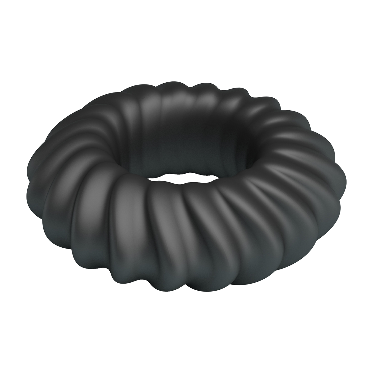 Crazy Bull - Fitz - Super Soft Siliconen Ring - Model 8 - Zwart
