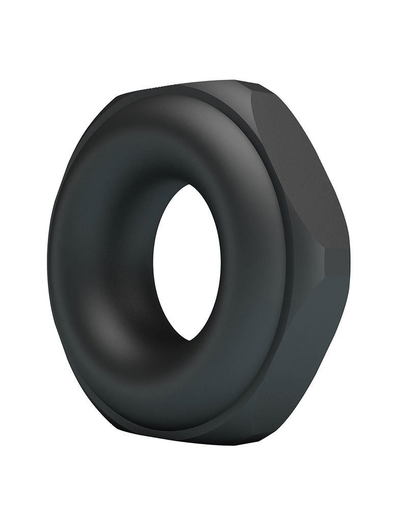 Crazy Bull - Jarvius - Super Soft Siliconen Ring - Model 14 - Zwart