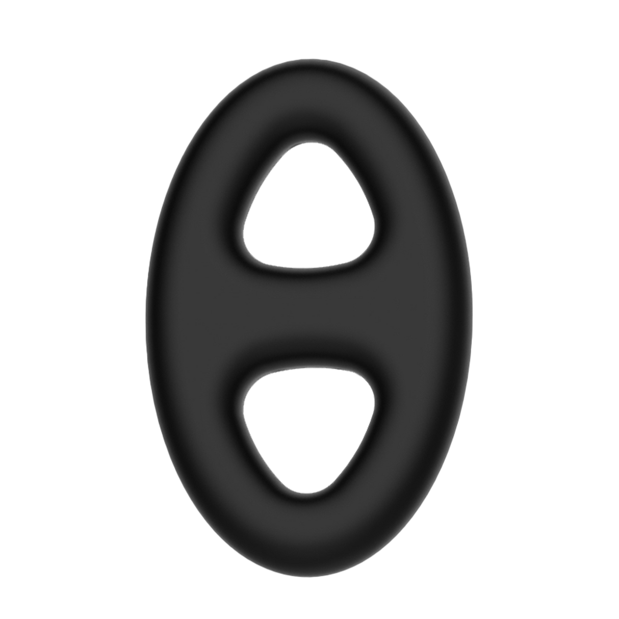 Crazy Bull - Super Soft Siliconen Ring - Model 16 - Zwart