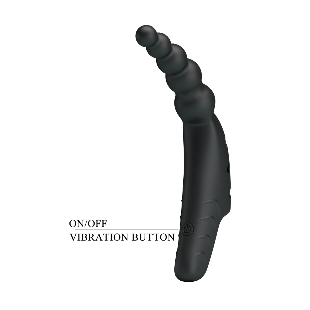 Pretty Love - Jordin - Krachtige Vingervibrator - Zwart