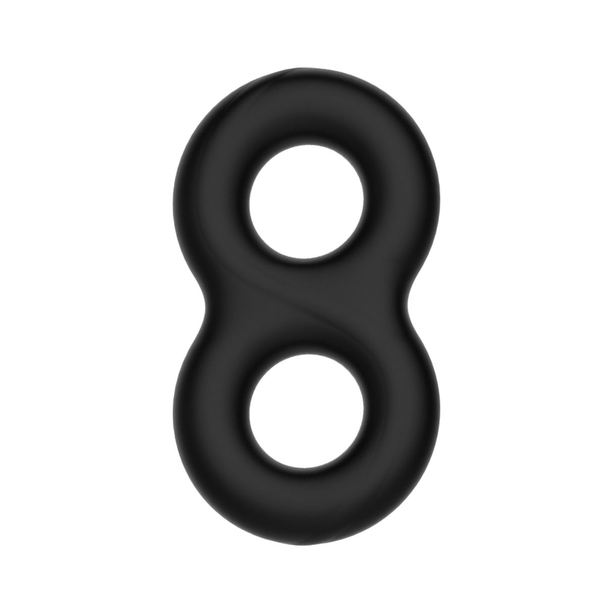 Crazy Bull - Super Soft Siliconen Ring - Model 17 - Zwart