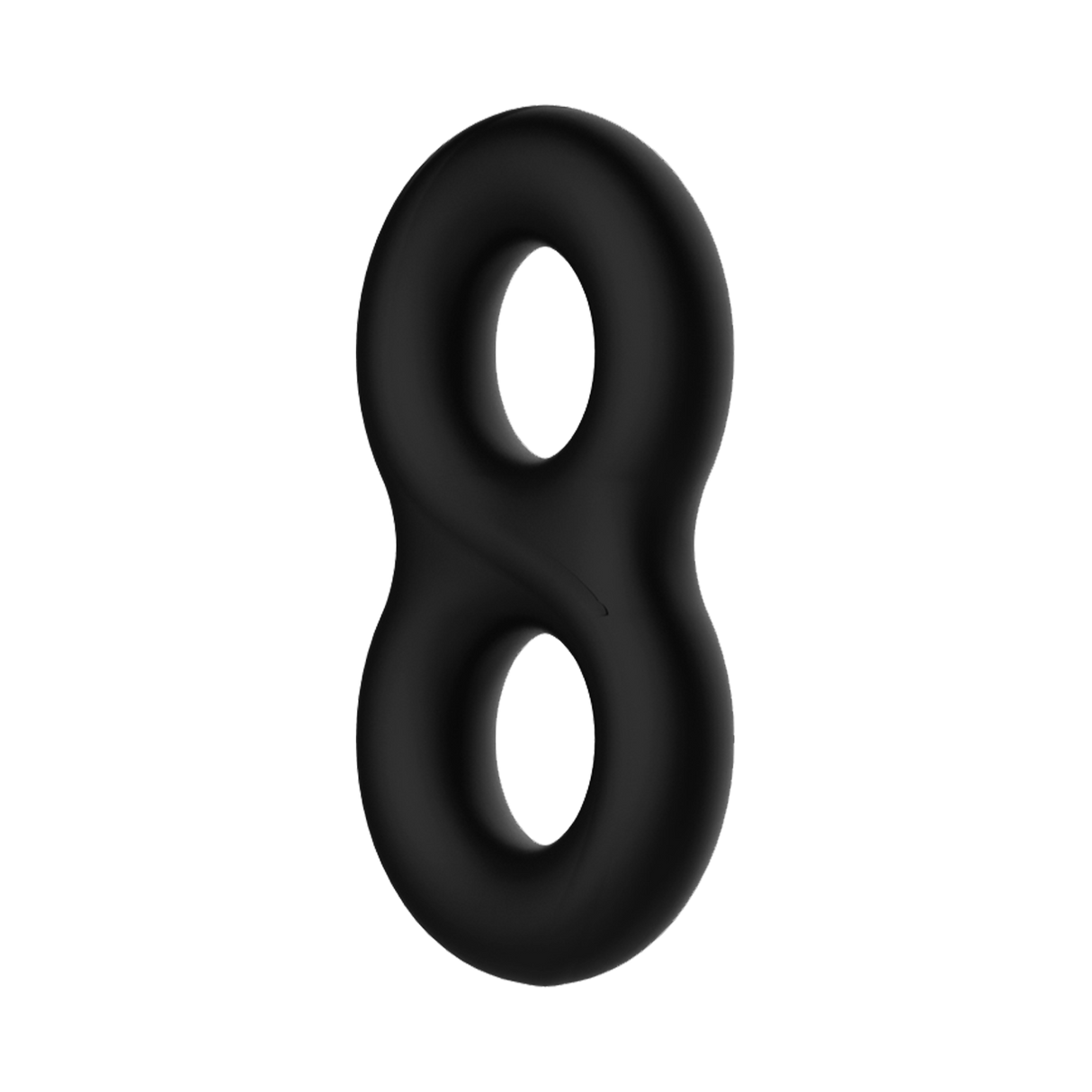 Crazy Bull - Super Soft Siliconen Ring - Model 17 - Zwart