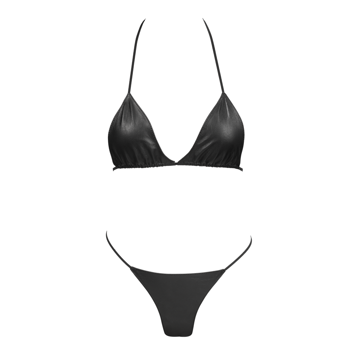 Rimba Bondage Play - Lederen Bikiniset - Zwart