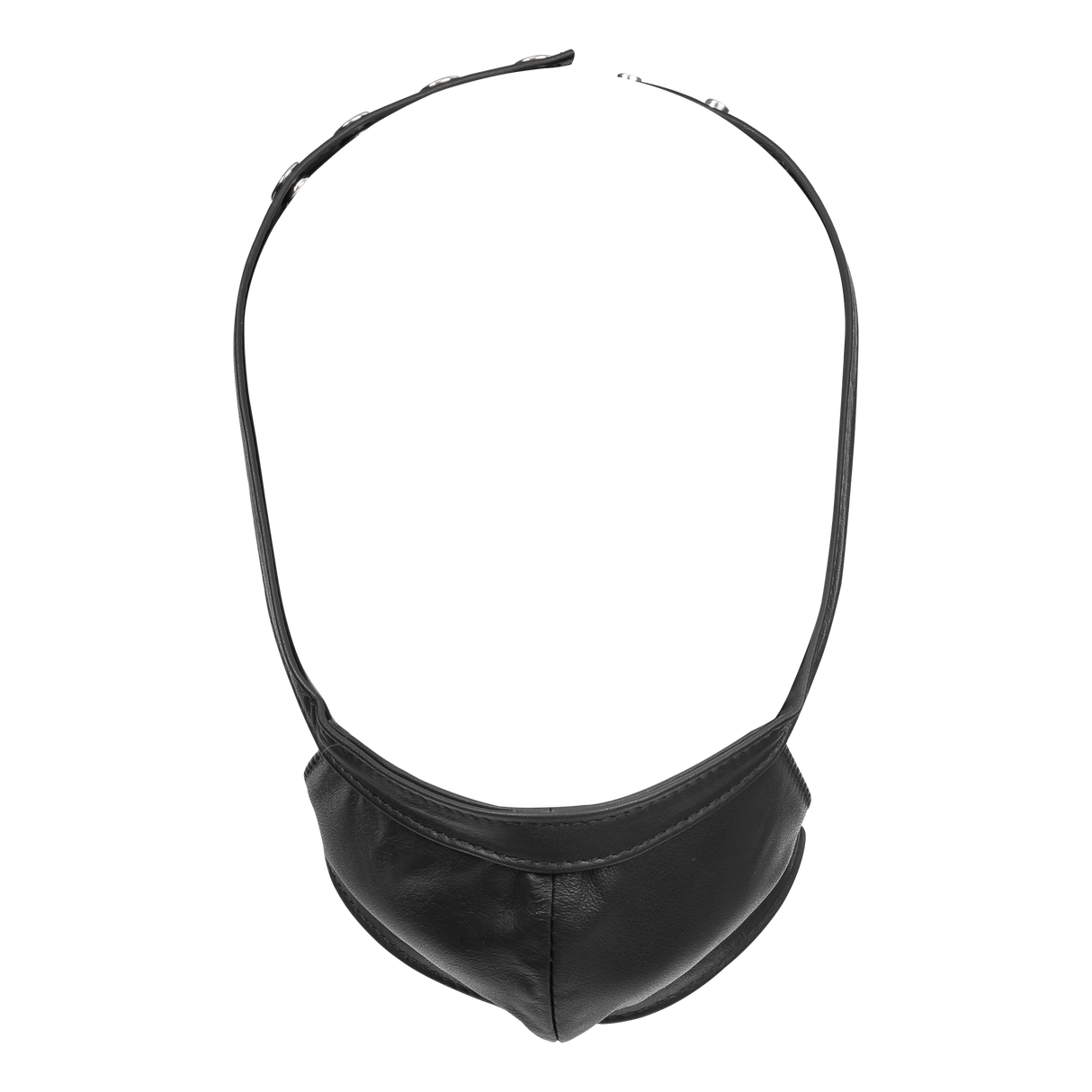Rimba Bondage Play - Lederen Muilkorf - Zwart