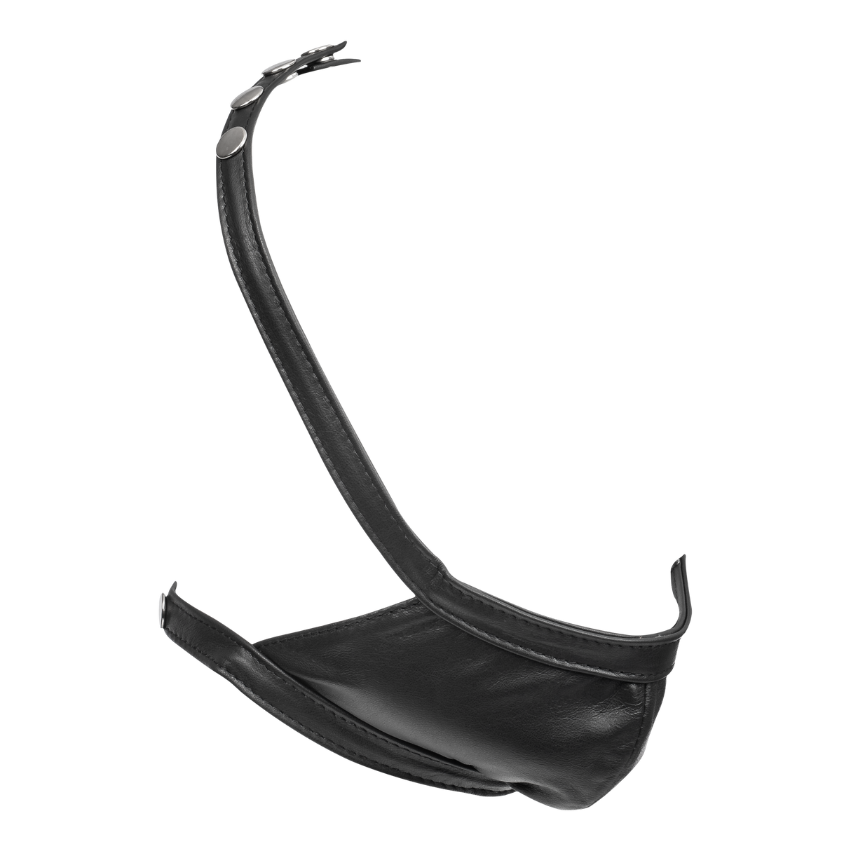 Rimba Bondage Play - Lederen Muilkorf - Zwart