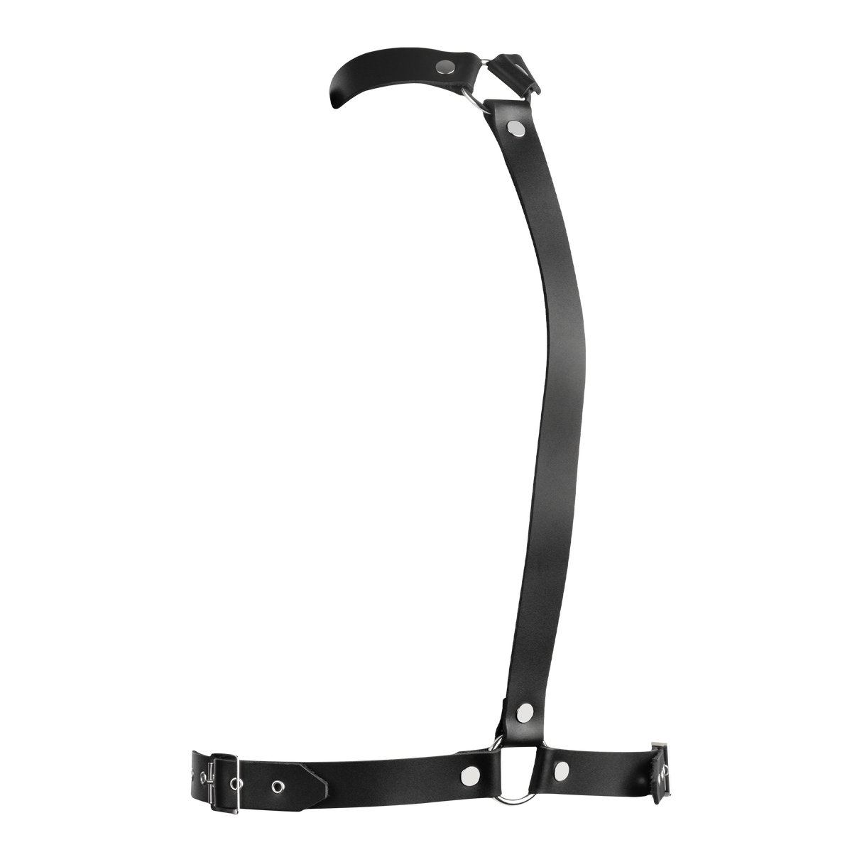 Rimba Bondage Play - Lederen Bondageharnas - Zwart