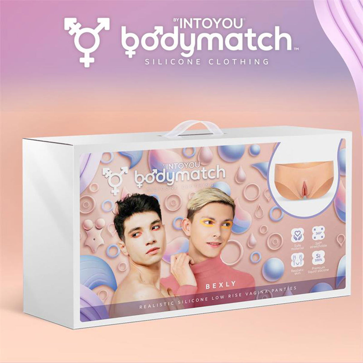 BODYMATCH - Bexly - Realistische Siliconen Vaginale Slipjes - One Size - Huidskleur