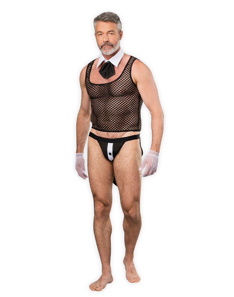 Amorable by Rimba - Sexy Gigolo Set - Zwart, Wit