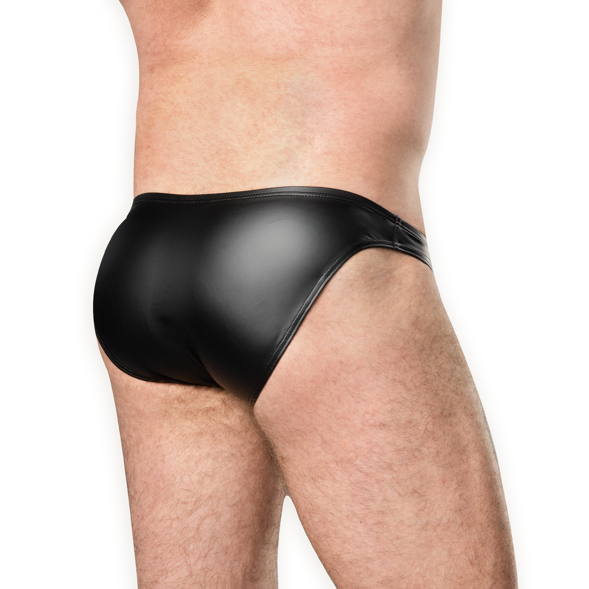 Amorable by Rimba - Wetlook Slip - One Size - Zwart