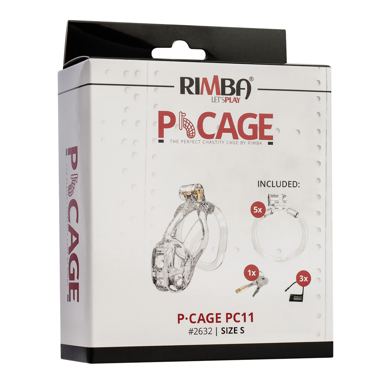 Rimba P-Cage - P-Cage PC11 - Peniskooi maat S - Transparant