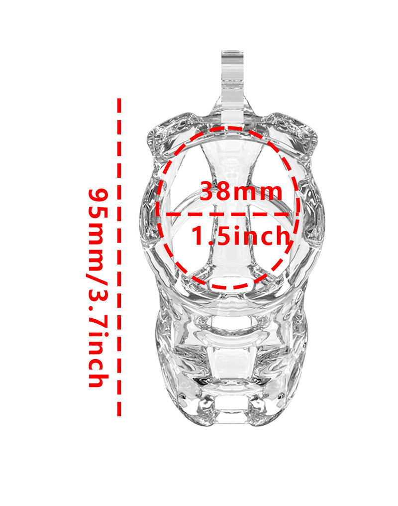 Rimba P-Cage - P-Cage PC11 - Peniskooi maat M - Transparant