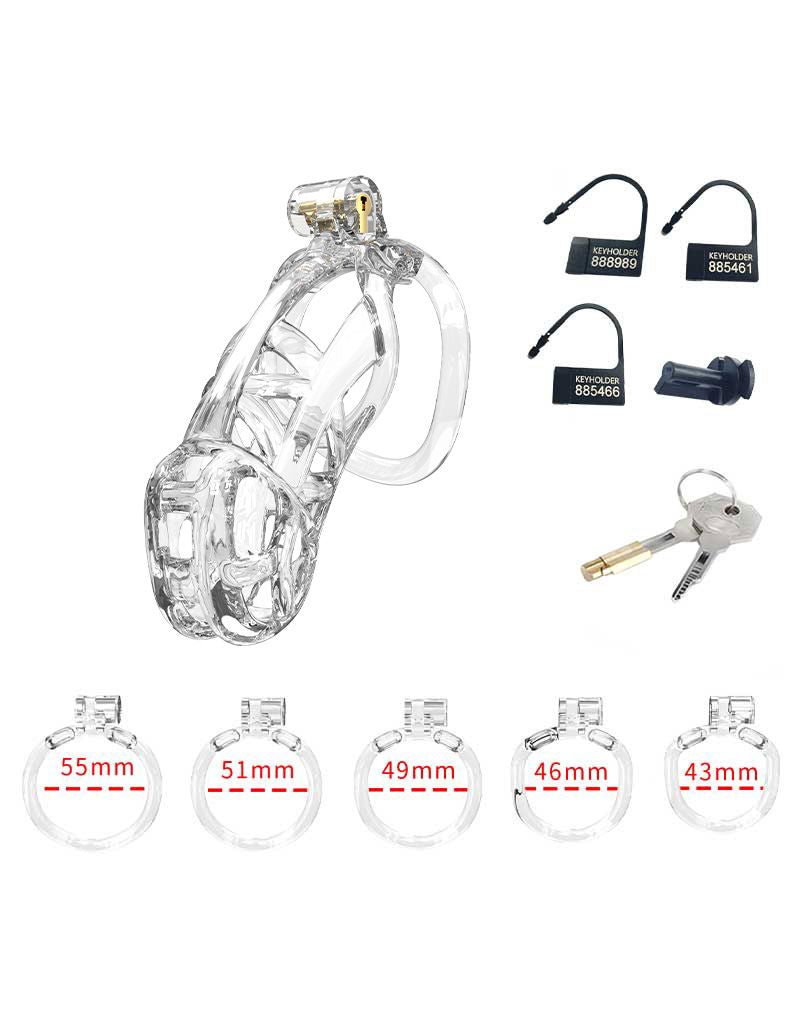 Rimba P-Cage - P-Cage PC11 - Peniskooi maat L - Transparant