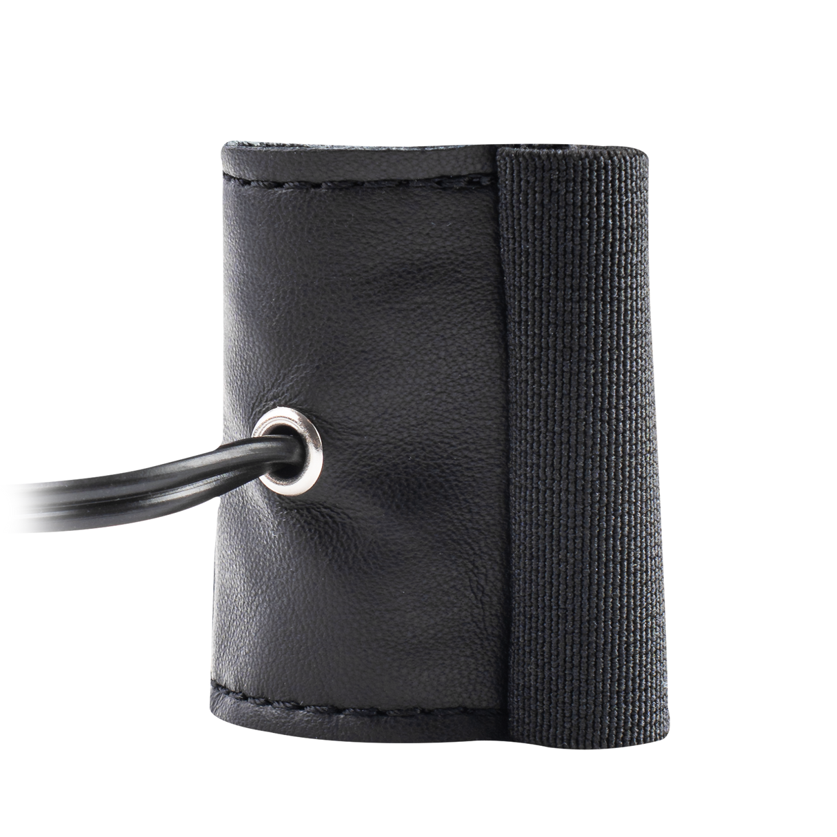 Rimba Electro Sex Lederen penisartikel met elastique, bi-polair