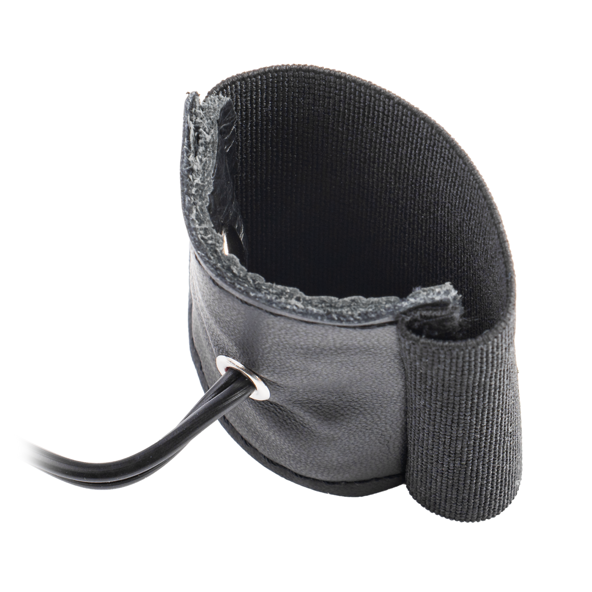 Rimba Electro Sex Lederen penisartikel met elastique, bi-polair