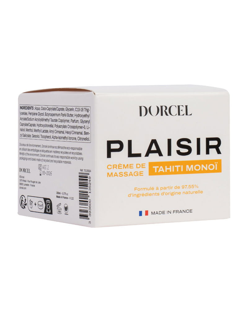 Dorcel - Plaisir - Tahiti Monoï - Massagecrème - 150 ml