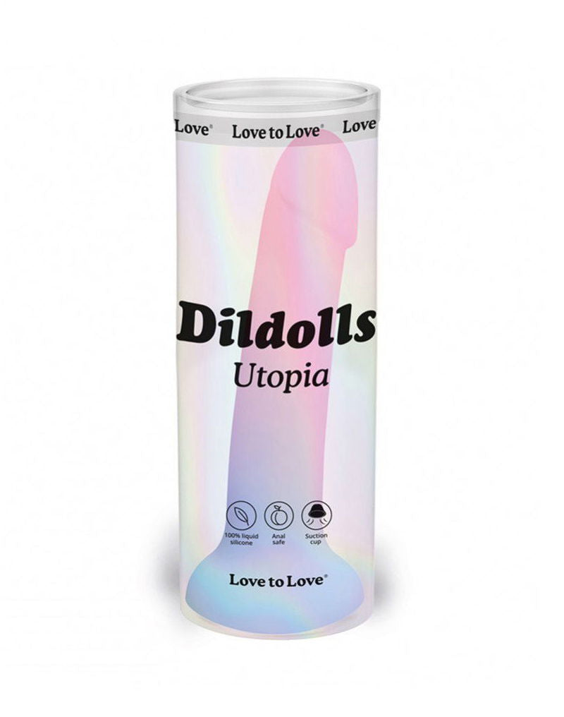 Love to Love - Utopia - Dildolls - Maat S - Roze/Violet/Blauw